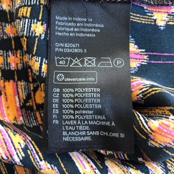 H&M Long Sleeve Blouse Sz 4 - Picture 4 of 4